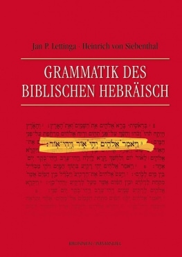 Grammatik Des Biblischen Hebräisch